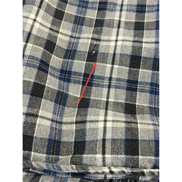 LL Bean Flannel Shirt Button Down Mens XL Chamois Cloth Vintage Plaid - Picture 6 of 6